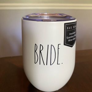 NWT Rae Dunn “Bride” insulated wine tumbler